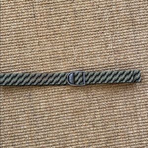 Chacho’s adjustable belt.